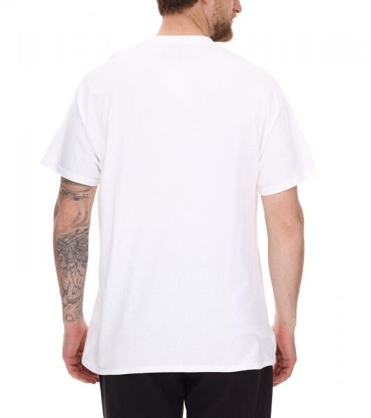 RE:COVERED X MARVEL Herren T-Shirt mit MARVEL & Captain America Figur Aufdruck Baumwoll-Shirt Kurzarm-Shirt IFMMMARV1104 Wei&szlig;