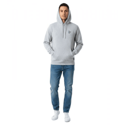 weicher ON THAT ASS Arcano Hoodie Herren Baumwoll-Sweater mit Fleece-Innenfutter Grau meliert