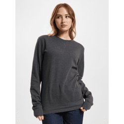 weiches Build Your Brand Damen Sweatshirt 210 g/m² mit Baumwolle Anthrazit