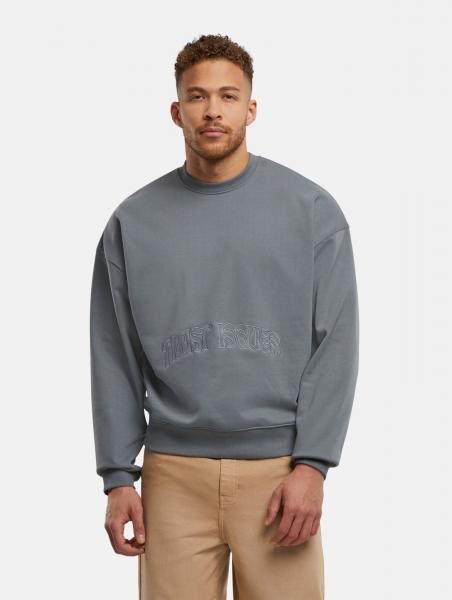 bequemes DEF Herren Sweatshirt mit Baumwolle Blau