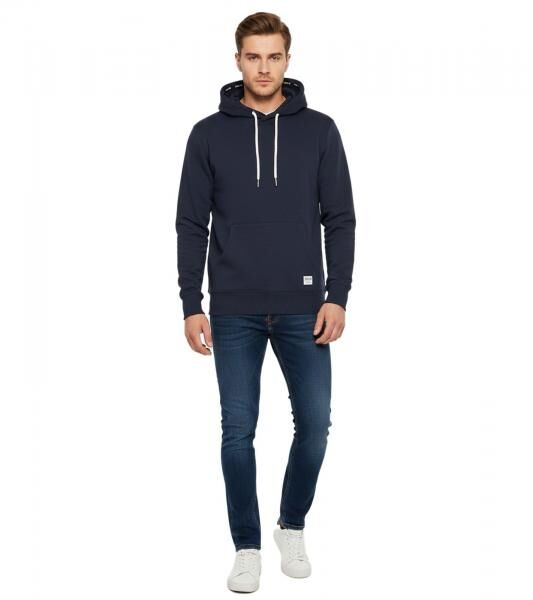 klassischer SOLID SDChap Herren Kapuzenpullover aus Sweat Hoodie Gro&szlig;e Gr&ouml;&szlig;en 21301306ME-194010 Blau