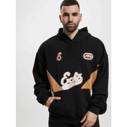 Modern Ecko Unltd. Men's Hoodie with Cotton Hood, Black