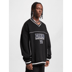 Modern Ecko Unltd. Men's Sweatshirt with Ribbed Cuffs and Cotton, Black/White