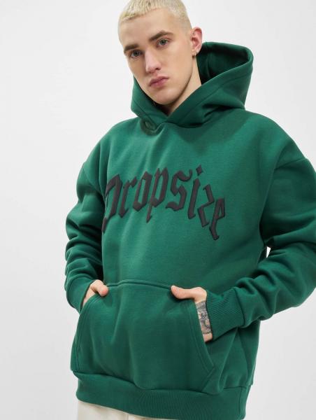 weicher Dropsize Herren Hoodie 360 g/m&sup2; mit Baumwolle Gr&uuml;n