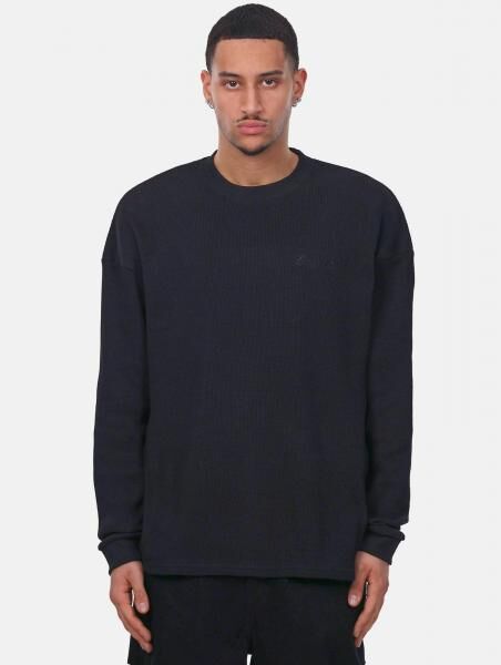 l&auml;ssiges Dropsize Herren T-Shirt Oversize mit Baumwolle Schwarz