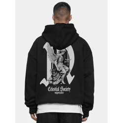 Modern MJ Gonzales Men's Hoodie, 460 g/m², with cotton, black