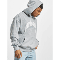 Soft MJ Gonzales Men's Hoodie with Large Hood, 460 g/m², Cotton Blend, Gray