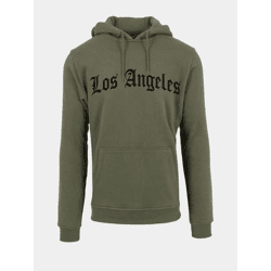 moderner Mister Tee Herren Hoodie Kordelzug Kapuze mit Baumwolle Khaki