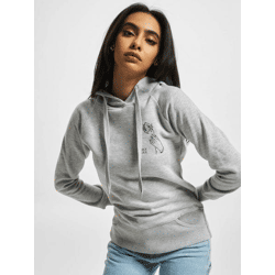 lässiger Mister Tee Damen Hoodie mit Baumwolle Grau