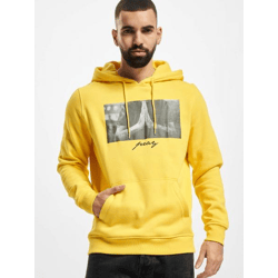 weicher Mister Tee Herren Hoodie große Kapuze Kordelzug 300 g/m² mit Baumwolle Gelb