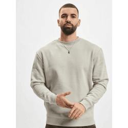 bequemes URBAN CLASSICS Herren Sweatshirt Taschen Rippstrick 380 g/m² mit Baumwolle Grau