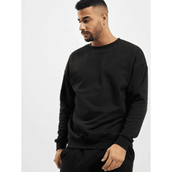 bequemes Urban Classics Herren Sweatshirt Fleece 300 g/m² mit Baumwolle Schwarz