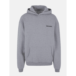 moderner 9N1M SENSE Herren Hoodie Oversize mit Baumwolle Grau