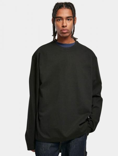 bequemes URBAN CLASSICS Herren T-Shirt Oversize 300 g/m&sup2; mit Baumwolle Schwarz