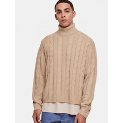 lässiges Urban Classics Herren Sweatshirt Oversize 3 g/m² Beige
