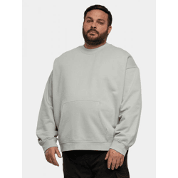weiches URBAN CLASSICS Herren Sweatshirt 300 g/m² mit Baumwolle Grau