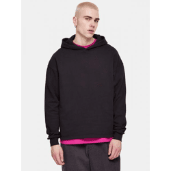 moderner Urban Classics Herren Hoodie Taschen Kapuze 300 g/m² mit Baumwolle Schwarz