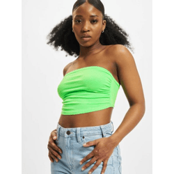 Comfortable Urban Classics Women's Stretch T-Shirt, 180 g/m², with cotton, neon green