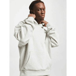 lässiger Urban Classics Herren Hoodie Kordelzug Kapuze 460 g/m² mit Baumwolle Grau