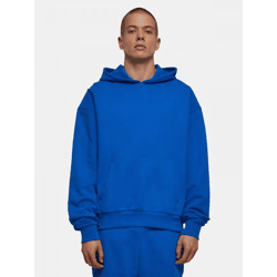 lässiger URBAN CLASSICS Herren Hoodie 460 g/m² mit Baumwolle Blau