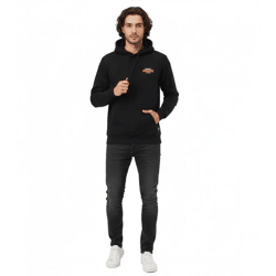 CAPSLAB X UFO Robot Grendizer Herren Kapuzen-Pullover mit Rücken-Print Baumwoll-Hoodie CL/GOL1/1/SW/GRE1 Schwarz