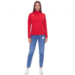 NIKE Dry Element Women's Long-Sleeve Training Top with Half-Zip Sweatshirt, Dry-Fit NT0316-657 Red