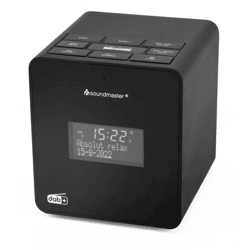 soundmaster DAB+/UKW Uhrenradio mit Aufnahmefunktion zum individuellen Wecken