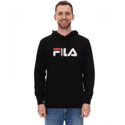 FILA Barumini Hoodie Men's Hooded Sweatshirt Cotton Sweatshirt FAU0068-80010 Black