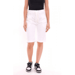 PLEASE Women's Summer Shorts with Side Pockets 42032565 White