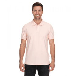 ELEVATE Calgary Herren Polo-Shirt Baumwolle Polo-Hemd Pique-Strick 200 g/m² 3808091 Rosa-Blush 