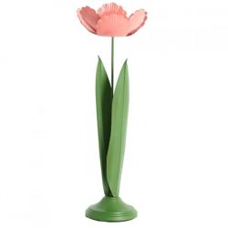 Light & Living Alfori Green and Pink Tealight Holder, 41 cm