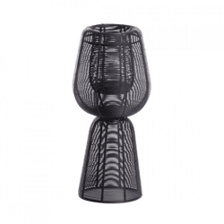 Light & Living Fellini Lantern, Matte Black, 41 cm