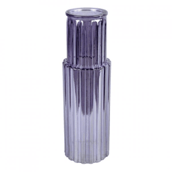 Countryfield Vase Irina Glas lila 25 cm
