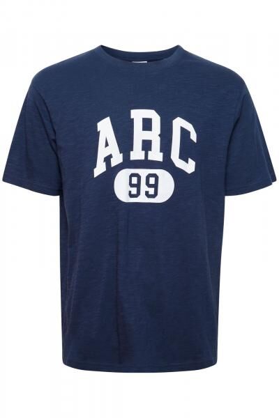 klassisches SOLID SDFinlee Herren T-Shirt mit Rundhals Shirt 21107749-194010 Blau
