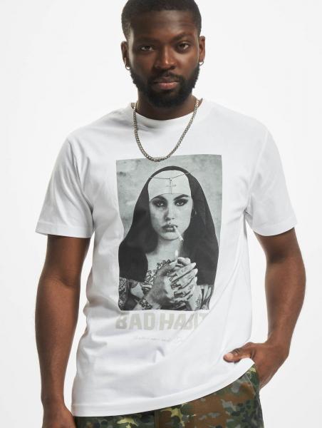 bequemes Mister Tee Herren T-Shirt 180 g/m&sup2; mit Baumwolle Wei&szlig;