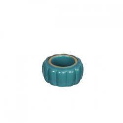 Kerzenleuchter Pouff petrol 4,5 cm