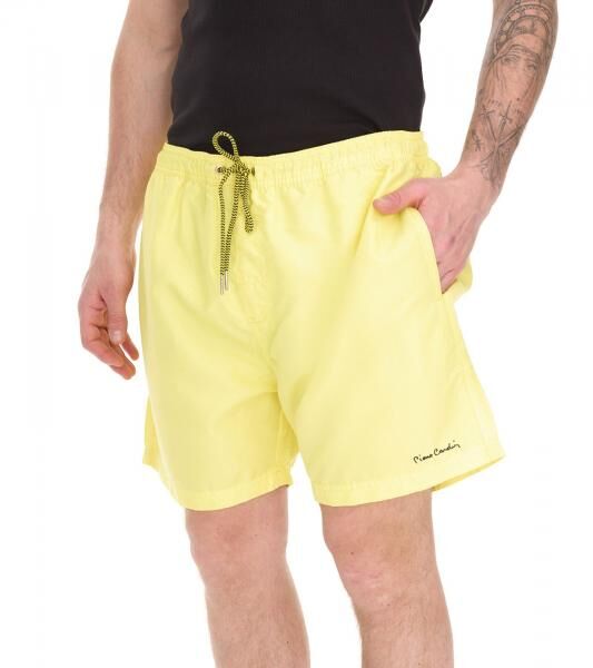 Pierre Cardin Herren Schwimm-Hose Badehose stylische Schwimm-Shorts LA206710 Gelb