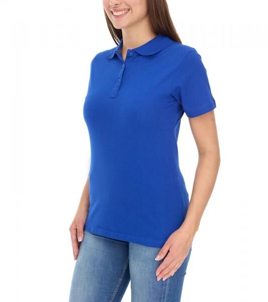 ELEVATE Helios Damen Polo-Shirt Baumwolle Polo-Hemd Pique-Strick 180 g/m&sup2; 3810744 Blau