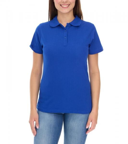 ELEVATE Helios Damen Polo-Shirt Baumwolle Polo-Hemd Pique-Strick 180 g/m&sup2; 3810744 Blau