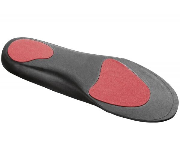 SoleFoot Einlegesohlen ideal f&uuml;r jeden Tag Einlagen Hi-Performance Schuheinlage Comfort Black Deluxe Edition Schwarz/Rot