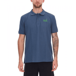 green SYLT Herren Polo-Shirt Slim Fit Baumwoll-Shirt Kurzarm-Shirt Basic-Shirt 0100-009 Blau