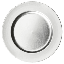 Dekoteller, silber, ca. 33 cmD