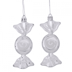Boltze Weihnachtsanhänger „Goody Candy“, 11 cm, 2er-Set