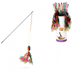 Katzenspielzeug-Angel mit Schwanz, 46 cm