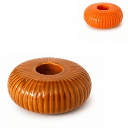 Boltze Kerzenleuchter Leylo orange 7 cm 2 sortiert