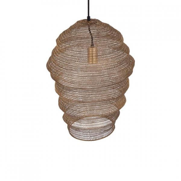 PTMD Hängeleuchte Miko S Messing 50 cm
