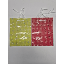Geschenktragetaschen - Größe: 17 x 22 x cm    Motiv: gepunkt