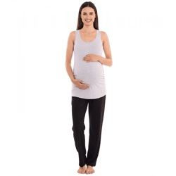 9 Months Women's Summer Top, Simple Shirt, Maternity Wear 68950144 Gray