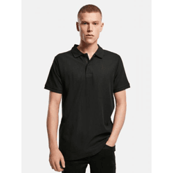 bequemes Build Your Brand Herren T-Shirt 220 g/m² mit Baumwolle Schwarz