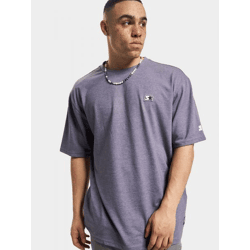 Men's Sporty Oversized Starter T-Shirt, 240 g/m², Cotton, Purple